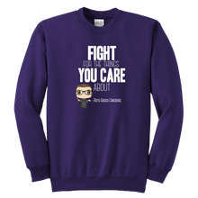 Load image into Gallery viewer, RBG Fight Youth Crewneck Sweatshirt