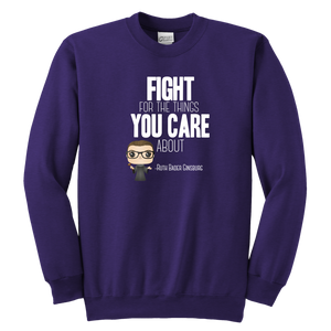 RBG Fight Youth Crewneck Sweatshirt