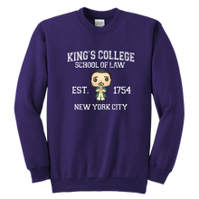 Load image into Gallery viewer, King&#39;s College Youth Crewneck Sweatshirt