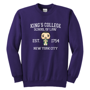 King's College Youth Crewneck Sweatshirt