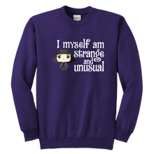 Load image into Gallery viewer, Lydia Strange &amp; Unusual Youth Crewneck Sweatshirt