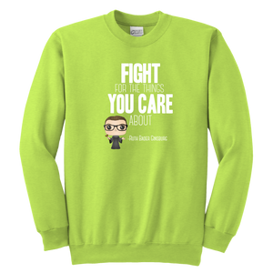 RBG Fight Youth Crewneck Sweatshirt