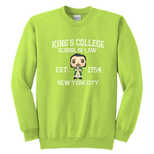 Load image into Gallery viewer, King&#39;s College Youth Crewneck Sweatshirt