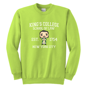 King's College Youth Crewneck Sweatshirt