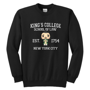 King's College Youth Crewneck Sweatshirt
