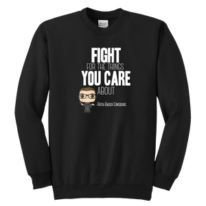 RBG Fight Youth Crewneck Sweatshirt