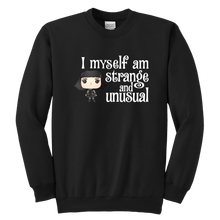 Load image into Gallery viewer, Lydia Strange &amp; Unusual Youth Crewneck Sweatshirt