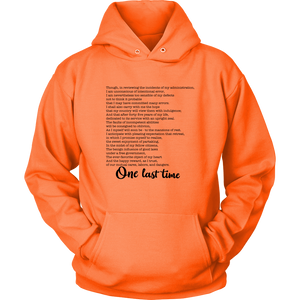 One Last Time Hoodie