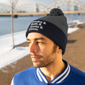 Supreme Court Pom Pom Beanie