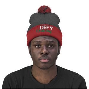 Defy Gravity Pom Pom Beanie
