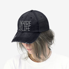 Load image into Gallery viewer, Theatre is Life Unisex Trucker Hat