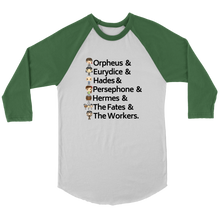 Load image into Gallery viewer, Hadestown Raglan T-Shirt