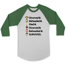 Load image into Gallery viewer, Six Queens Raglan T-Shirt