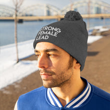 Load image into Gallery viewer, Strong Female Lead Pom Pom Beanie