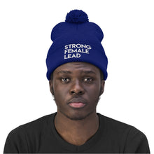 Load image into Gallery viewer, Strong Female Lead Pom Pom Beanie