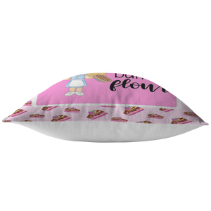 Sugar, Butter, Flour Throw Pillow