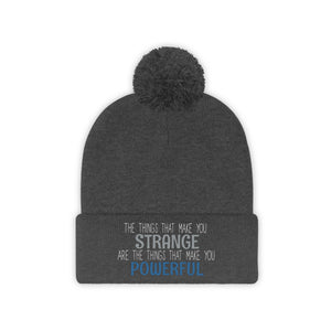 Strange/Powerful Pom Pom Beanie