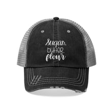 Load image into Gallery viewer, Sughar, Butter, Flour Unisex Trucker Hat