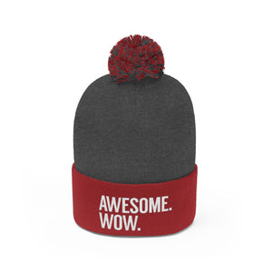 Awesome Wow Pom Pom Beanie