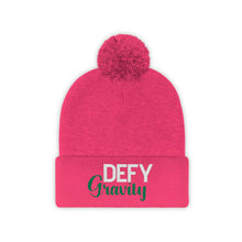 Load image into Gallery viewer, Defy Gravity Pom Pom Beanie