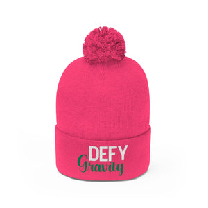 Defy Gravity Pom Pom Beanie