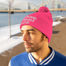 Load image into Gallery viewer, Strong Female Lead Pom Pom Beanie