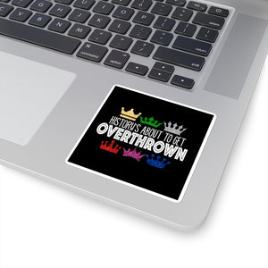 Overthrown Sticker