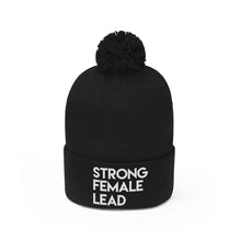 Load image into Gallery viewer, Strong Female Lead Pom Pom Beanie