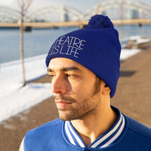 Load image into Gallery viewer, Theatre is Life Pom Pom Beanie