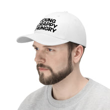 Load image into Gallery viewer, Young Scrappy &amp; Hungry Unisex Twill Hat
