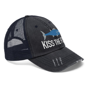 Kiss the Fish Unisex Trucker Hat