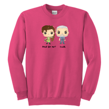Load image into Gallery viewer, Persephone &amp; Hades Youth Crewneck Sweatshirt