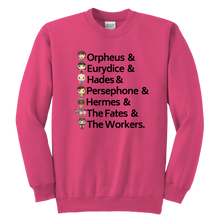 Load image into Gallery viewer, Hadestown Youth Crewneck Sweatshirt