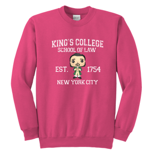 King's College Youth Crewneck Sweatshirt