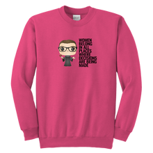 Load image into Gallery viewer, RBG Youth Crewneck Sweatshirt