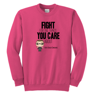 RBG Fight Youth Crewneck Sweatshirt