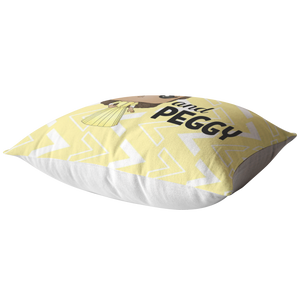 Peggy Schuyler Throw Pillow