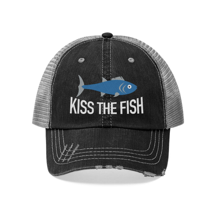 Kiss the Fish Unisex Trucker Hat