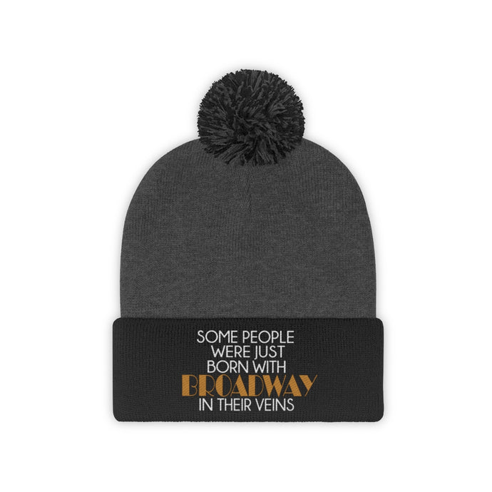 Broadway Veins Pom Pom Beanie