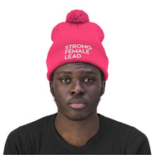 Load image into Gallery viewer, Strong Female Lead Pom Pom Beanie