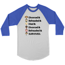 Load image into Gallery viewer, Six Queens Raglan T-Shirt