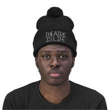 Load image into Gallery viewer, Theatre is Life Pom Pom Beanie
