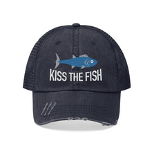 Load image into Gallery viewer, Kiss the Fish Unisex Trucker Hat