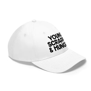 Young Scrappy & Hungry Unisex Twill Hat