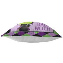 Load image into Gallery viewer, Bad Witch Throw Pillow