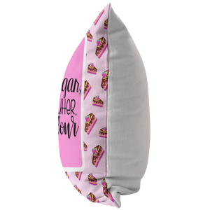 Sugar, Butter, Flour Throw Pillow