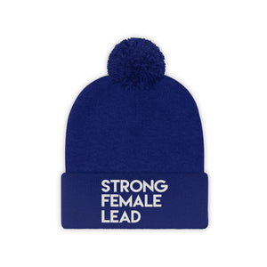 Strong Female Lead Pom Pom Beanie