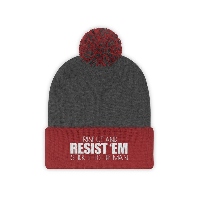 Resist 'Em Pom Beanie