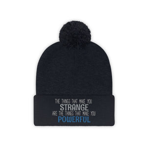 Strange/Powerful Pom Pom Beanie