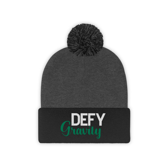 Defy Gravity Pom Pom Beanie